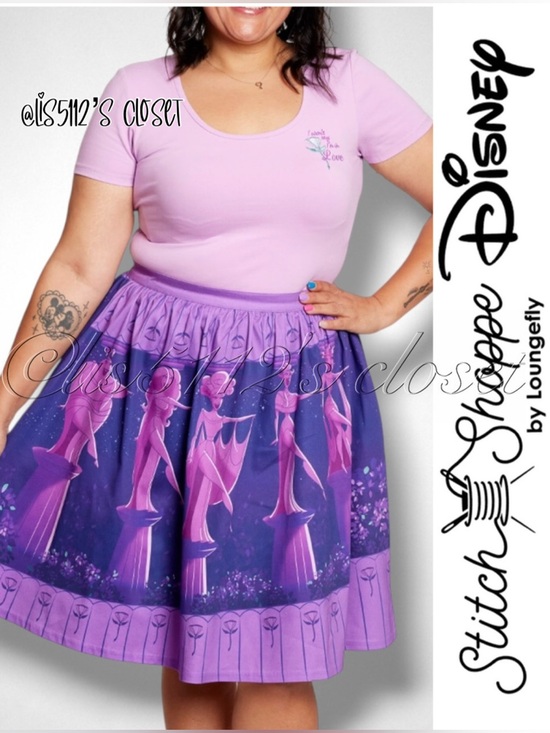 Loungefly Dresses & Skirts - Loungefly Disney Stitch Shoppe Hercules Muses Sandy Skirt & Matching Top SET 1X